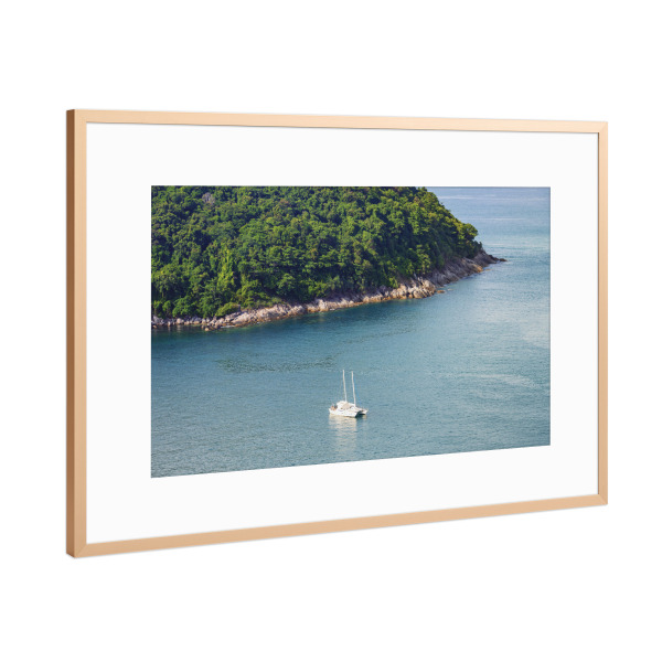 Poster mit Rahmen Kupfer "The Andaman Sea" artboxONE - Natur,Reise,Reise / Strand und Meer,Reise / Asien,Reise / Länder