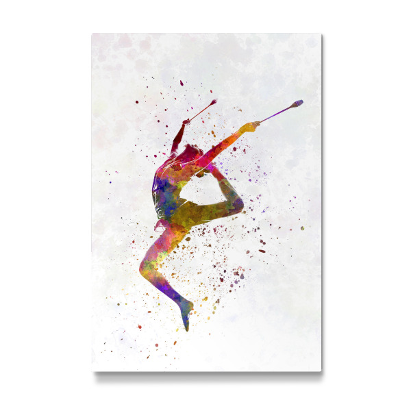Galerie-Print "Rhythmic gymnastics watercolor-k" 30x20 cm artboxONE