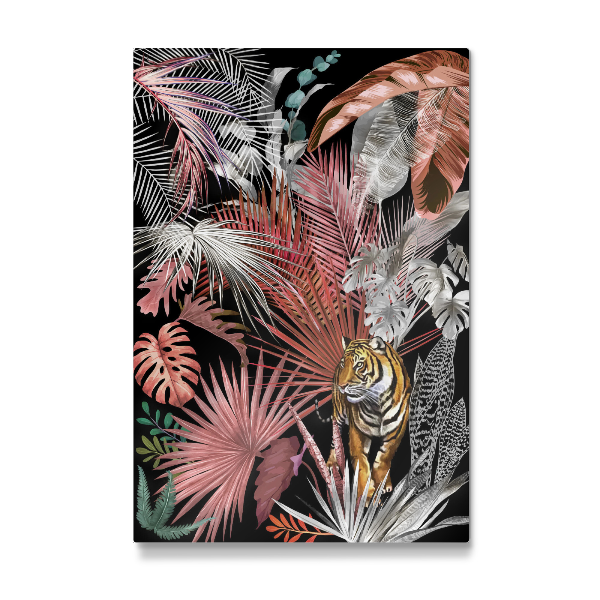 Galerie-Print "Tropical Night Jungle Tiger" 30x20 cm artboxONE