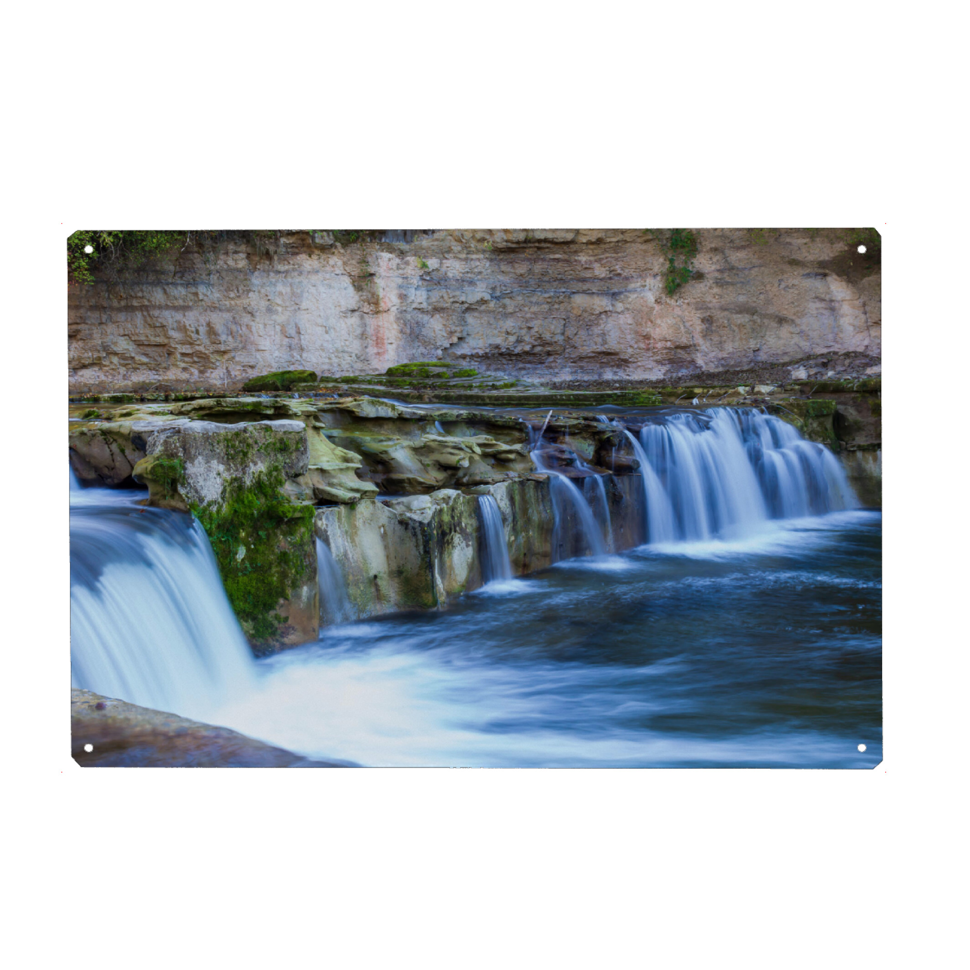 Metall Poster "Wasserfall in der Affenschlucht" artboxONE - Natur,Reise,Floral