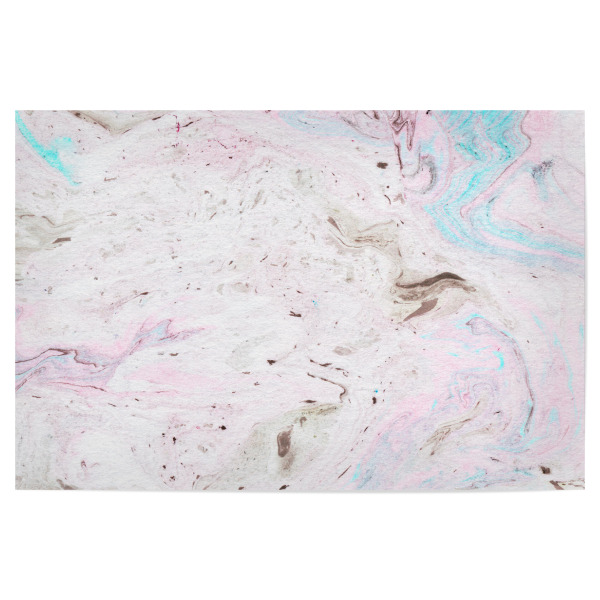 Poster 30x20 cm "Marmor in Türkis und Rosa" artboxONE - Abstrakt