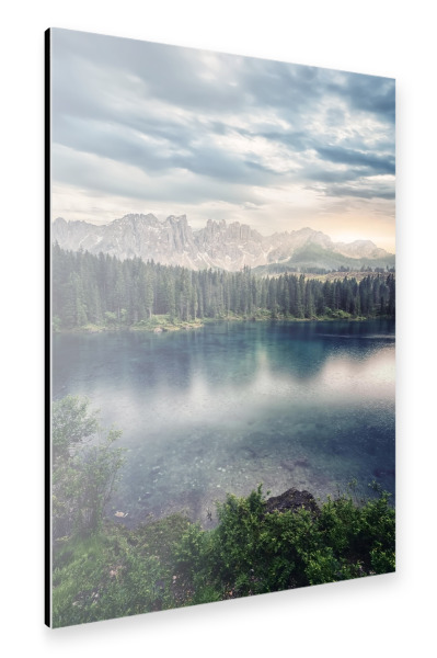 Alu-Dibond "Carezza Sunset" 30x20 cm artboxONE