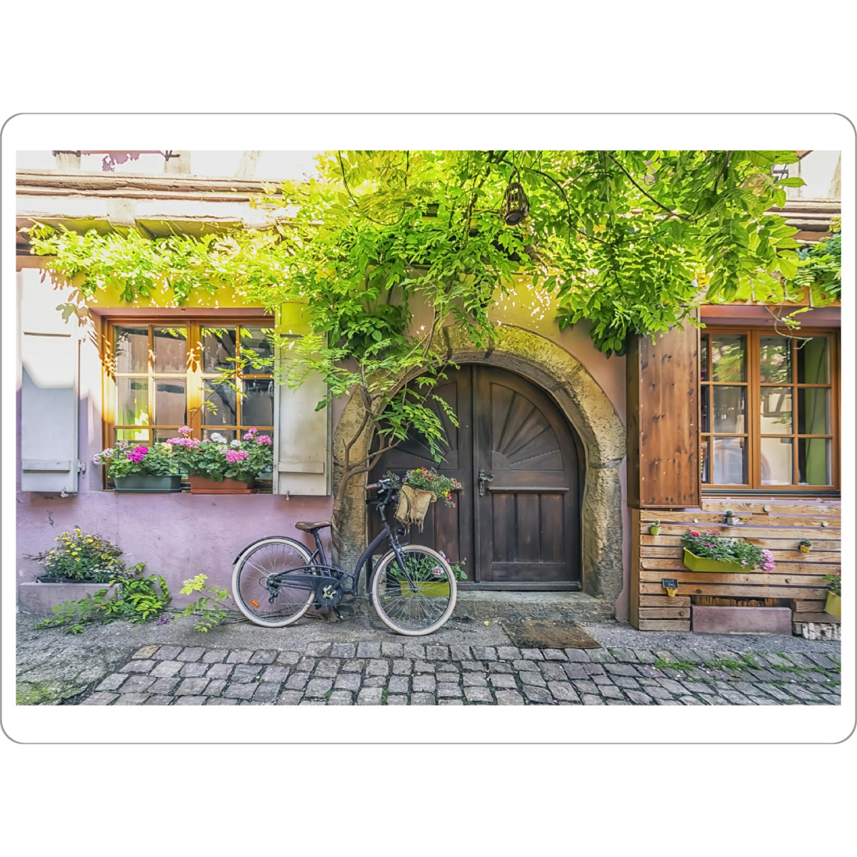 Tischset "Lovely street" artboxONE - Städte,Reise,Architektur,Reise / Länder,Städte / Weitere