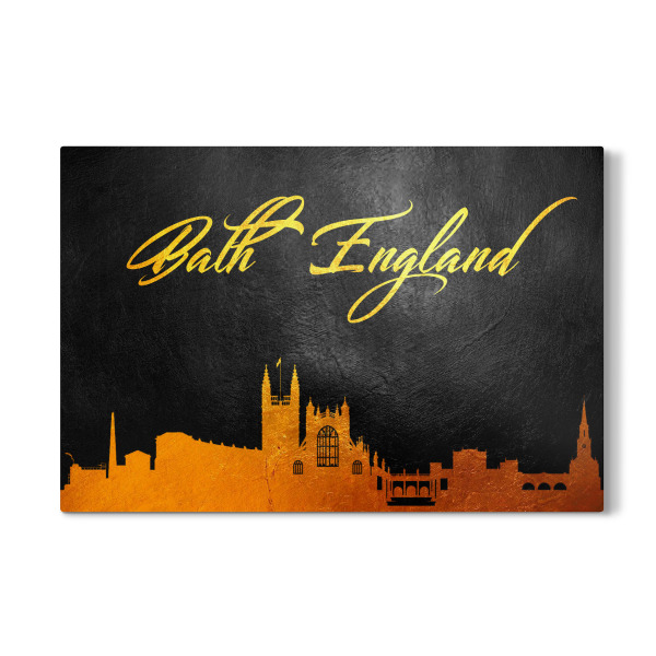 Galerie-Print "Bath England Gold Skyline" 30x20 cm artboxONE