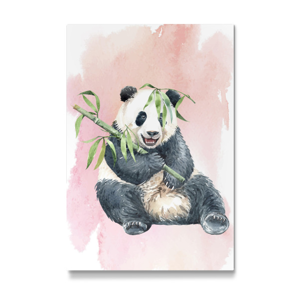 Galerie-Print "Pandabär mit Bambusast" 30x20 cm artboxONE