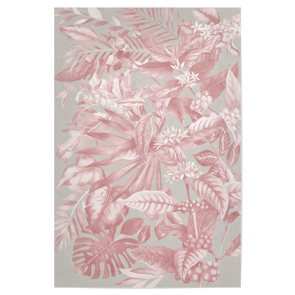 Poster "Foliage Pink on Beige" artboxONE - Natur,Floral