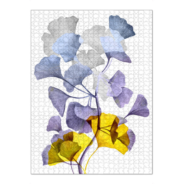 Puzzle Ravensburger "Ginko pastel art" artboxONE - Natur,Floral