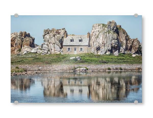 Acrylglasbild "French House" artboxONE - Reise,Architektur,Reise / Strand und Meer,Reise / Länder