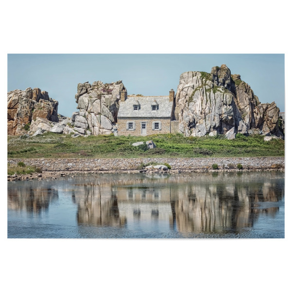 Poster "French House" artboxONE - Reise,Architektur,Reise / Strand und Meer,Reise / Länder