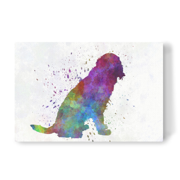 Leinwandbild "German Spaniel in watercolor" artboxONE - Tiere,Abstrakt - Dog,Dogs,Pet,Animal,Mammal,Watercolor,Dog poster,Illustration,Abstract