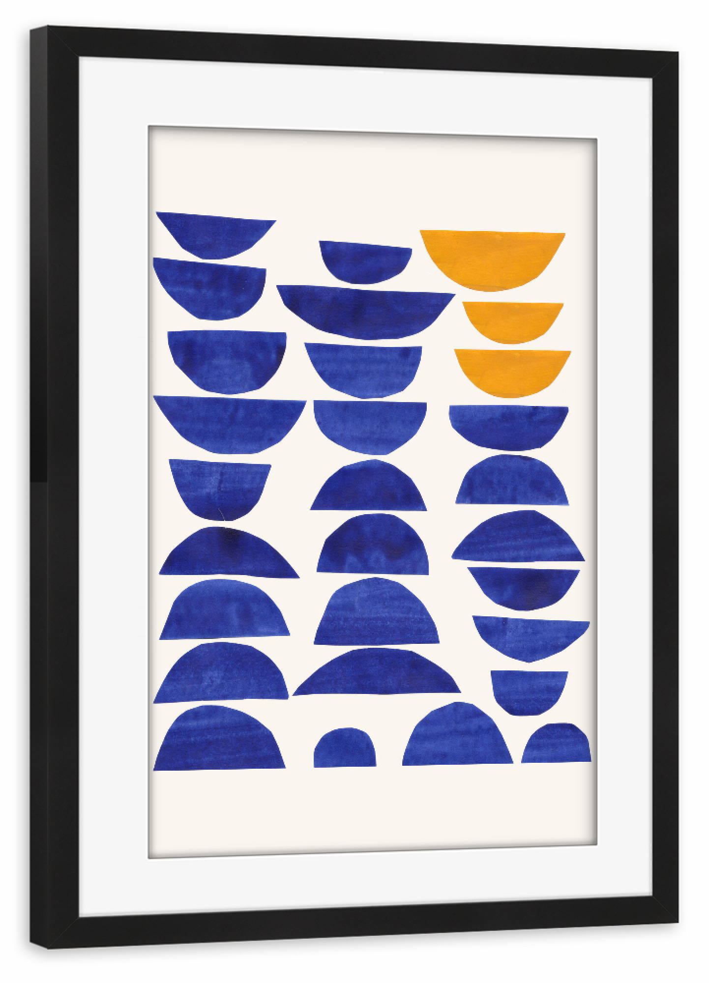 Poster mit Rahmen schwarz "Ejaaz Haniff - Sunset Eyes" artboxONE - Abstrakt,Geometrie