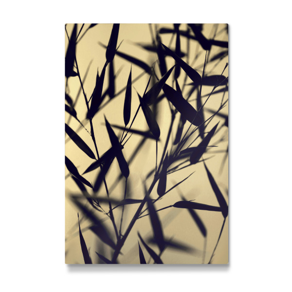 Galerie-Print "Bambus Blätter Serie beige" 30x20 cm artboxONE