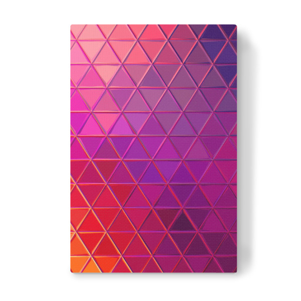 Leinwandbild "Mosaic pink purple orange" artboxONE - Abstrakt,Geometrie