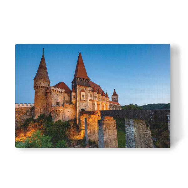 Leinwandbild "Schloss Hunedoara" artboxONE - Architektur,Reise / Länder
