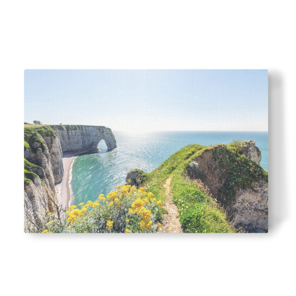 Leinwandbild "Normandy Landscape" artboxONE - Natur,Reise,Reise / Strand und Meer,Reise / Länder