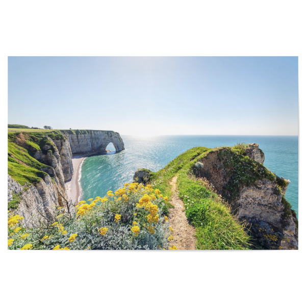 Poster 30x20 cm "Normandy Landscape" artboxONE - Natur,Reise,Reise / Strand und Meer,Reise / Länder