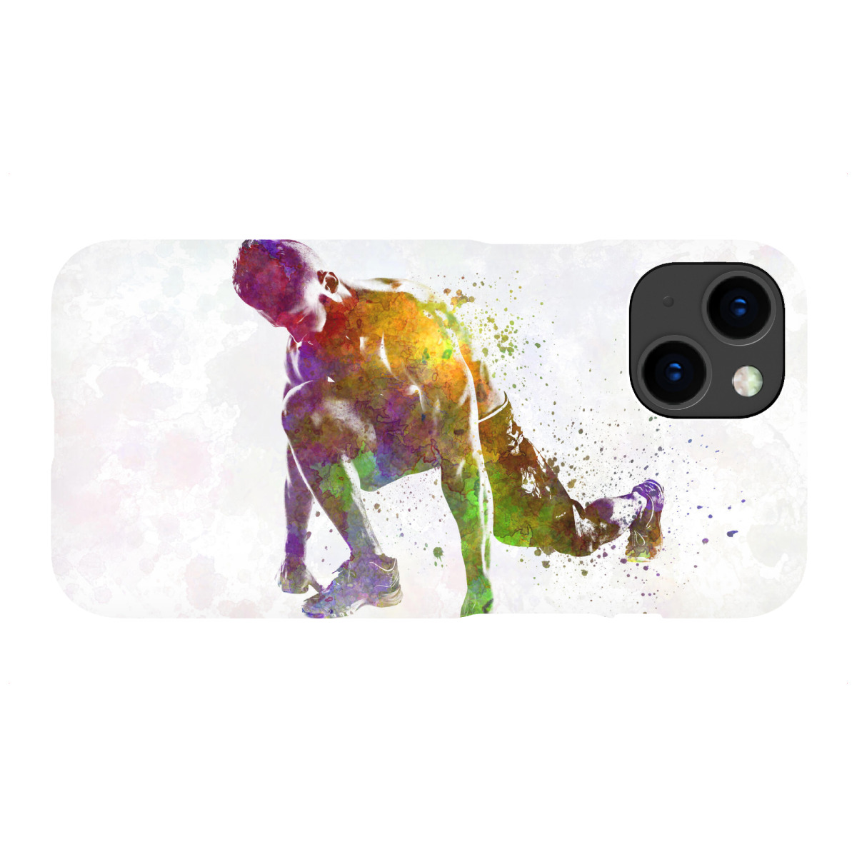 iPhone "Fitness exercise in watercolor-l" Premium-Case Handyhülle artboxONE