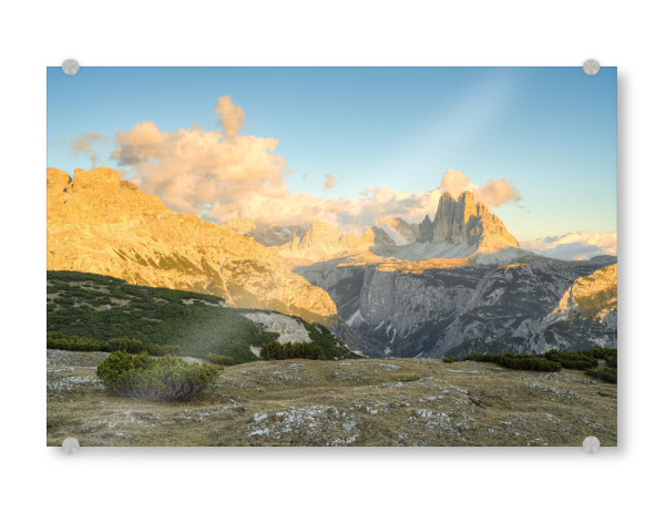 Acrylglasbild "Monte Specie Dolomiten Aussicht" artboxONE - Natur,Reise,Reise / Länder
