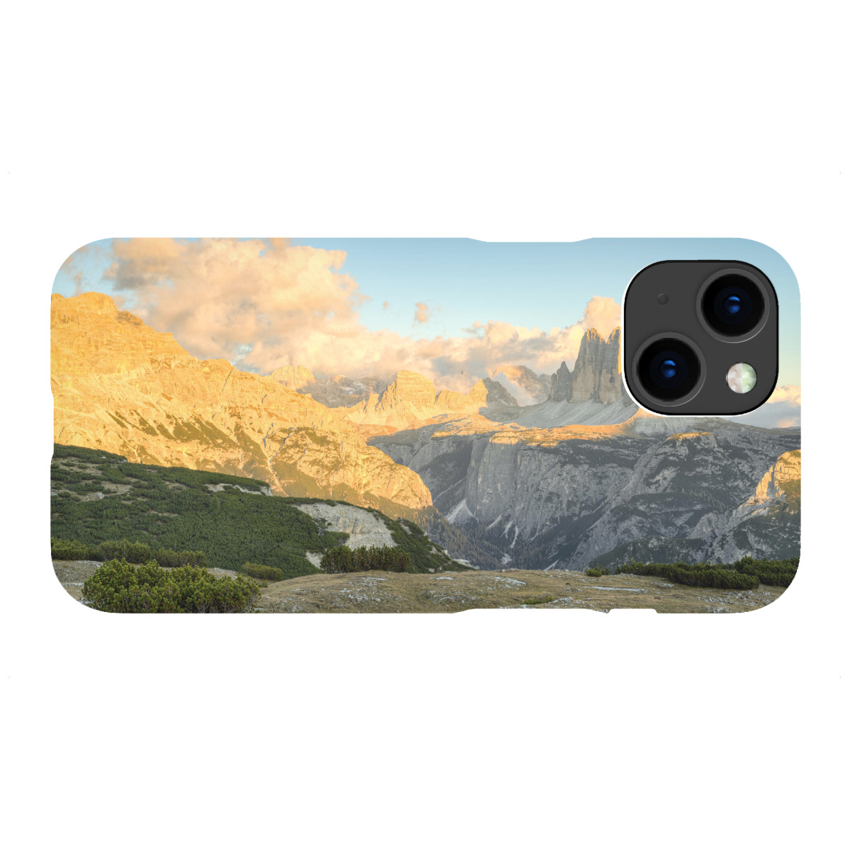 iPhone "Monte Specie Dolomiten Aussicht" Premium-Case Handyhülle artboxONE