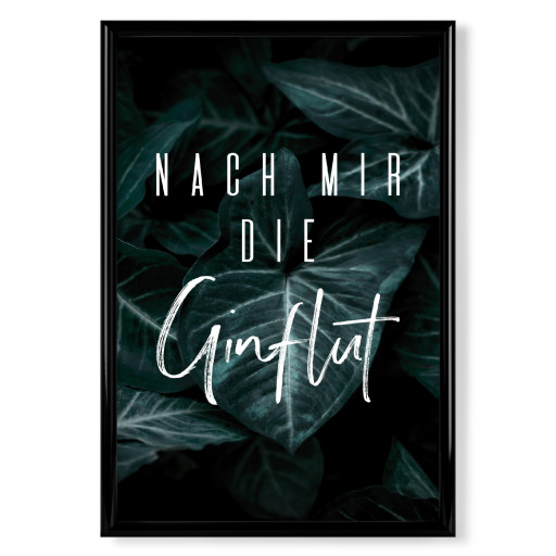 Ginflut Typografie