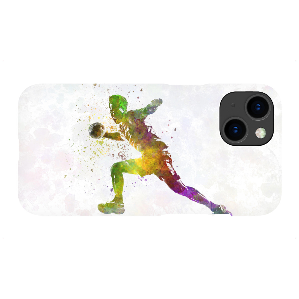iPhone "Handball player in watercolor-m" Premium-Case Handyhülle artboxONE