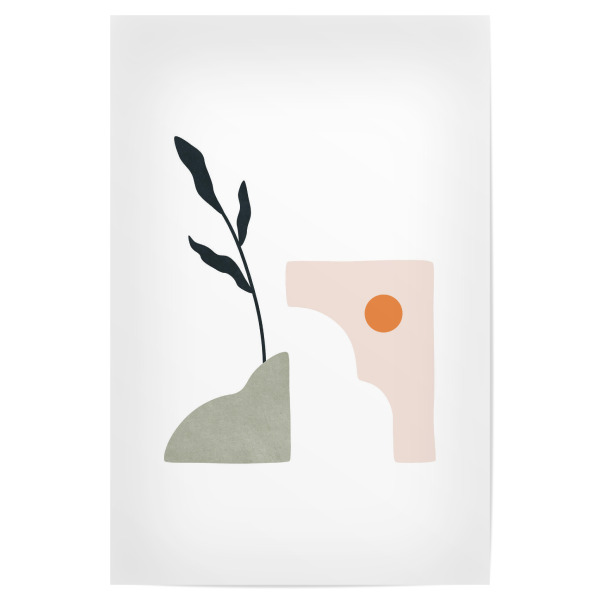 Poster "Minimale abstrakte Landschaft" artboxONE - Natur,Abstrakt,Arcadia