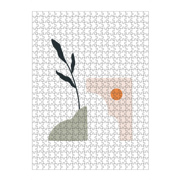 Puzzle Ravensburger "Minimale abstrakte Landschaft" artboxONE - Natur,Abstrakt,Arcadia