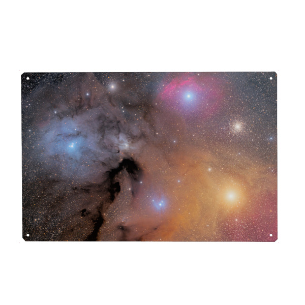 Holzbild "Rho-Ophiuchi-Nebel" artboxONE - Galaxy