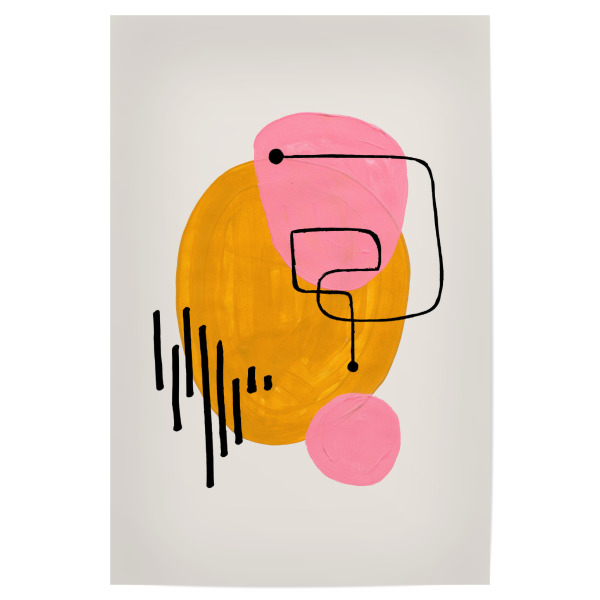 Poster 30x20 cm "Ejaaz Haniff - Champagne Party" artboxONE - Abstrakt,Geometrie