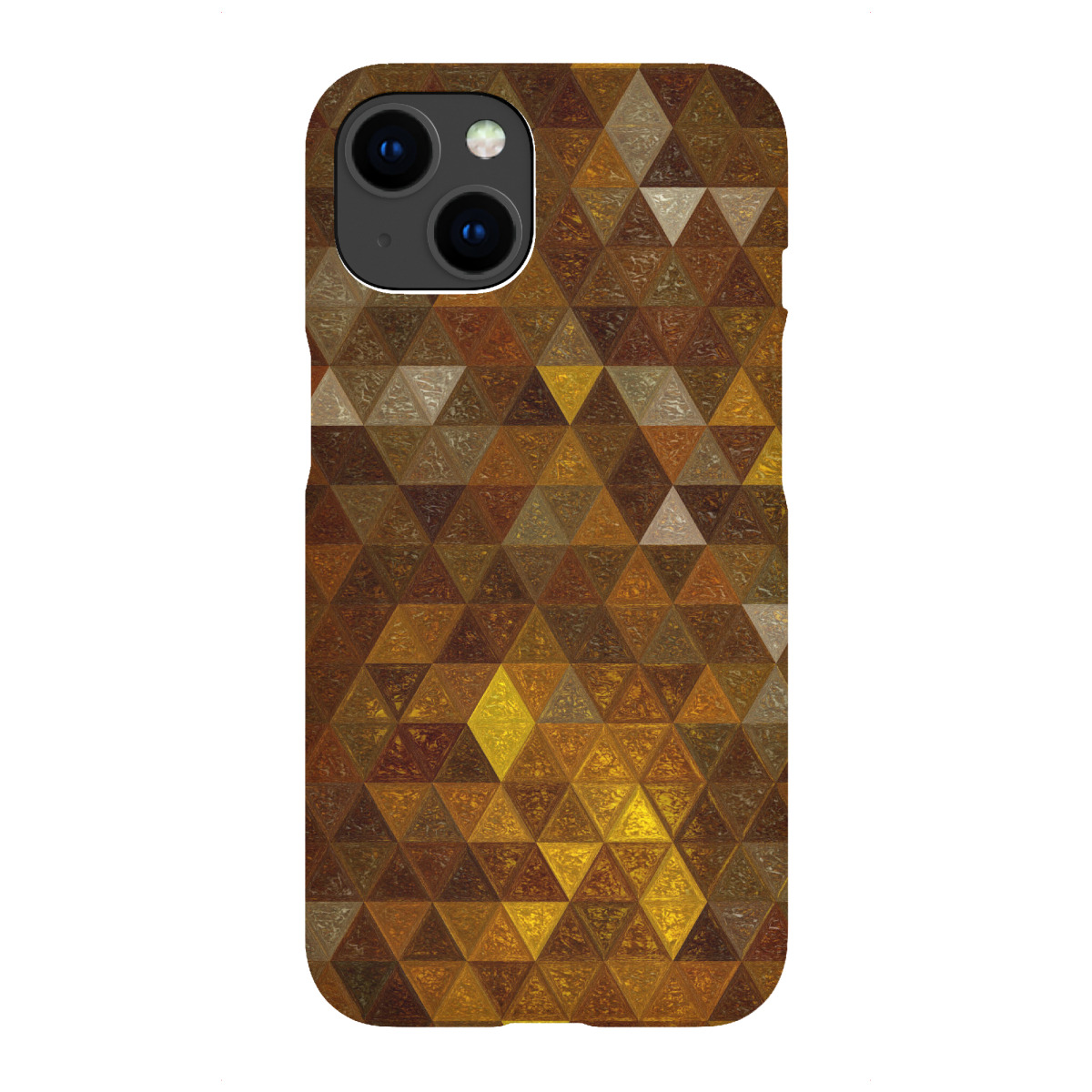 iPhone "Mosaic gold brown yellow" Premium-Case Handyhülle artboxONE
