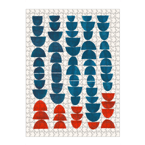 Puzzle Ravensburger "Ejaaz Haniff - Teal Jewels" artboxONE - Abstrakt,Geometrie