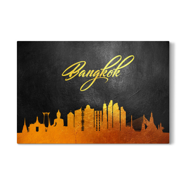 Galerie-Print "Bangkok Thailand Gold Skyline" 30x20 cm artboxONE