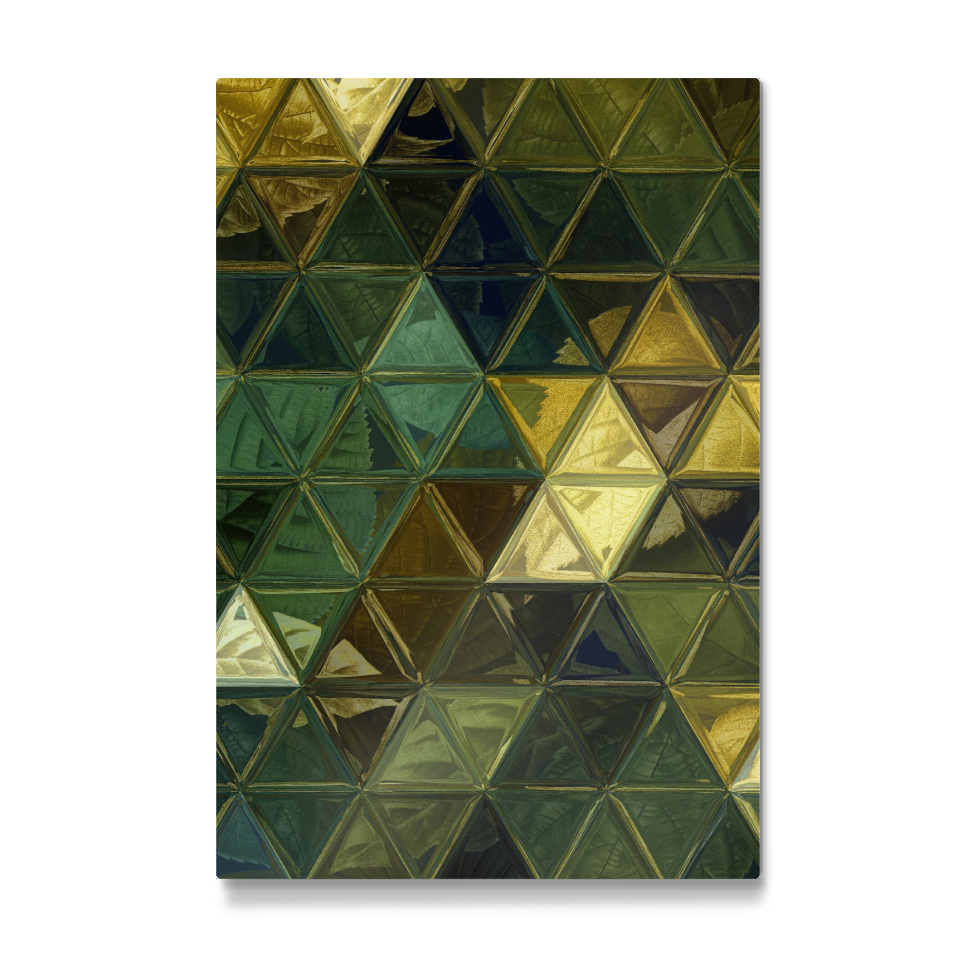 Galerie-Print "Mosaic green yellow" 75x50 cm artboxONE