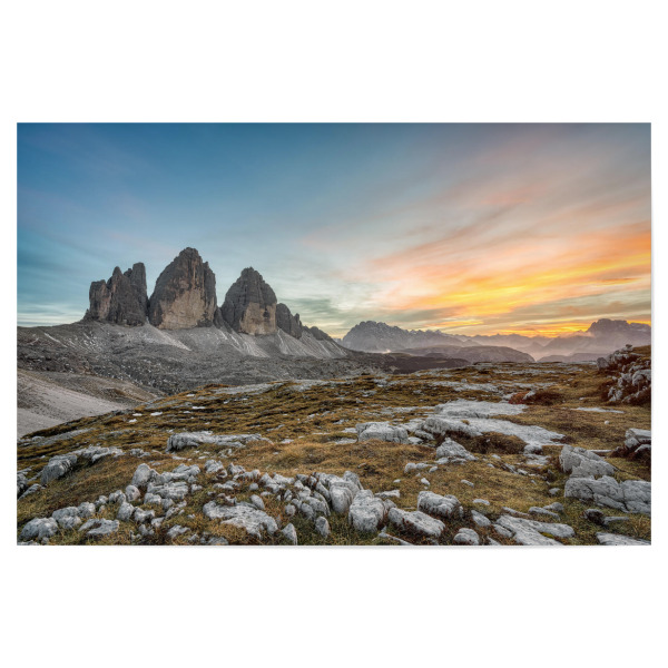 Poster "Drei Zinnen in Südtirol" artboxONE - Natur,Reise,Reise / Länder