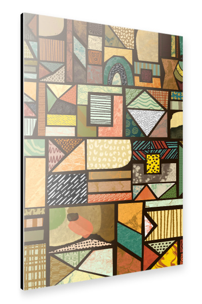 Alu-Dibond "Kenya Art Design" 30x20 cm artboxONE