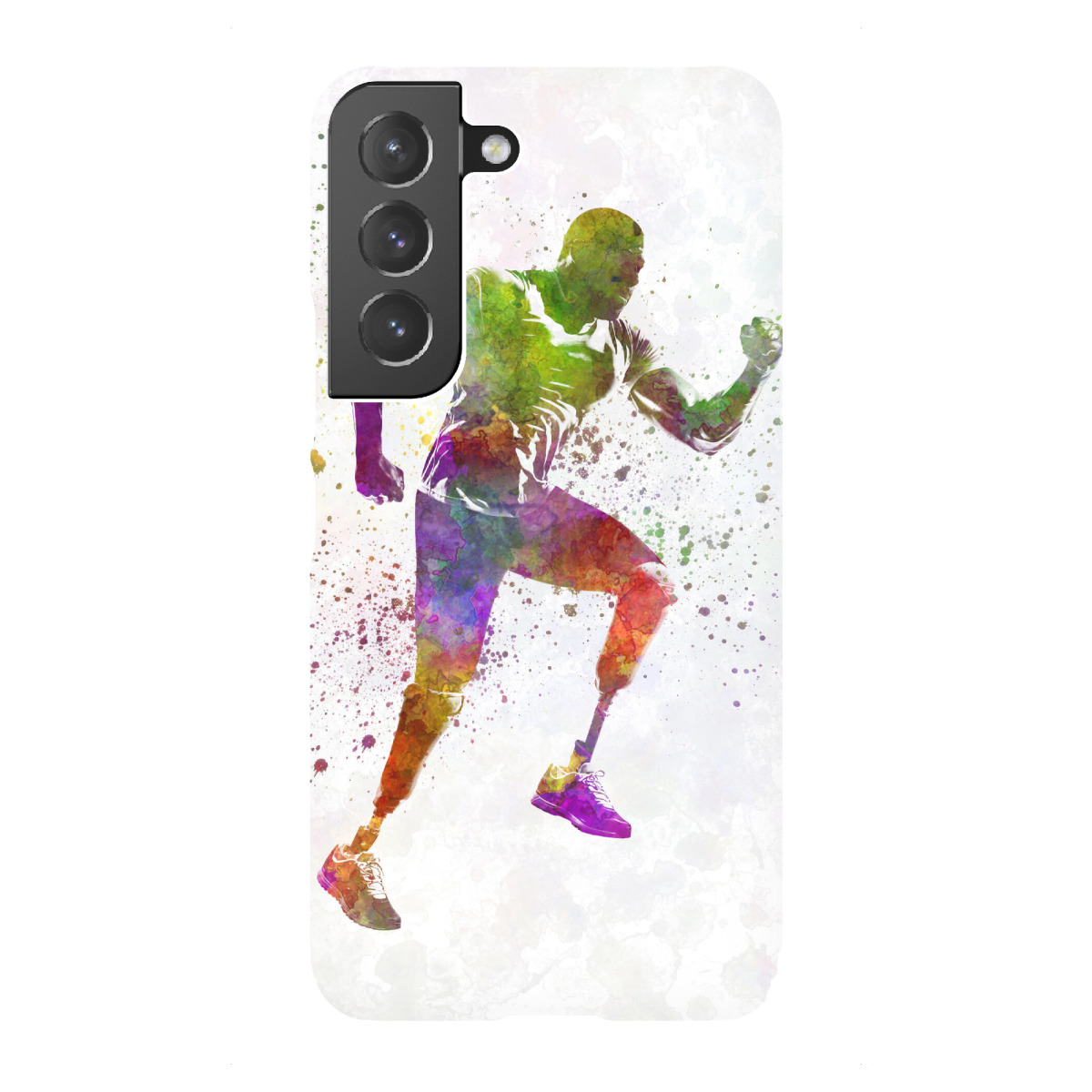 "Paralimpic runner in watercolor-b"für Samsung Galaxy - Premium-Case Handyhülle artboxONE