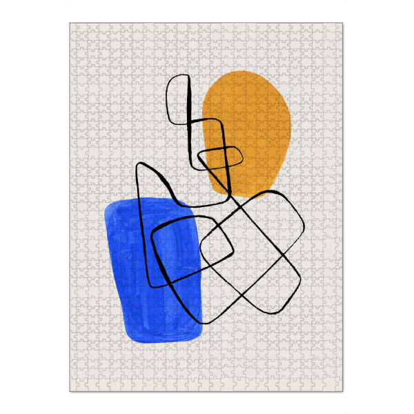 Puzzle Ravensburger "Ejaaz Haniff - Circuit Duo" artboxONE - Abstrakt,Geometrie