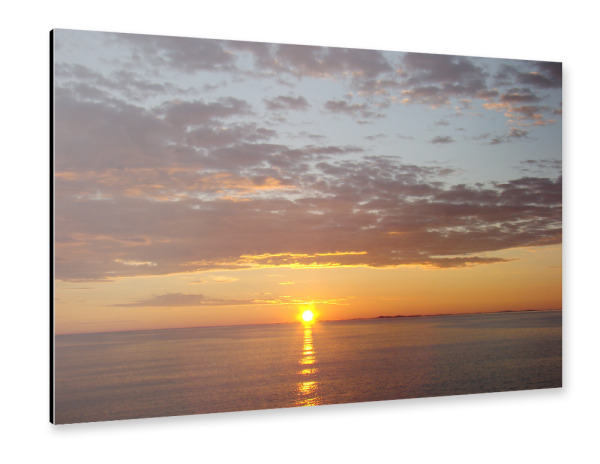 Alu-Dibond "Die Mitternachtssonne" 30x20 cm artboxONE