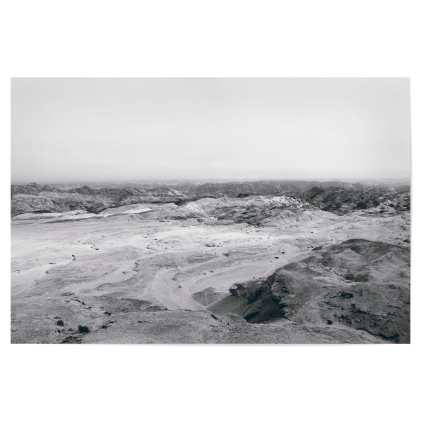 Poster "Namibia Mondlandschaft" artboxONE - Natur,Reise,Schwarzweiß,Reise / Afrika,Reise / Länder