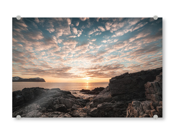 Acrylglasbild "Lofoten Sunset" artboxONE - Natur