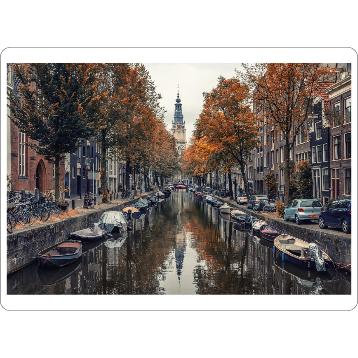 Tischset "Autumn In Amsterdam" artboxONE - Städte,Reise,Architektur,Reise / Länder,Städte / Amsterdam