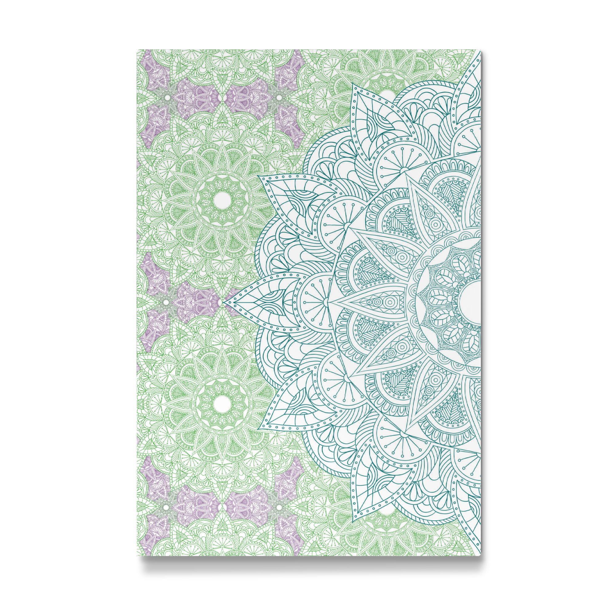 Galerie-Print "Mandala Cyan" 30x20 cm artboxONE