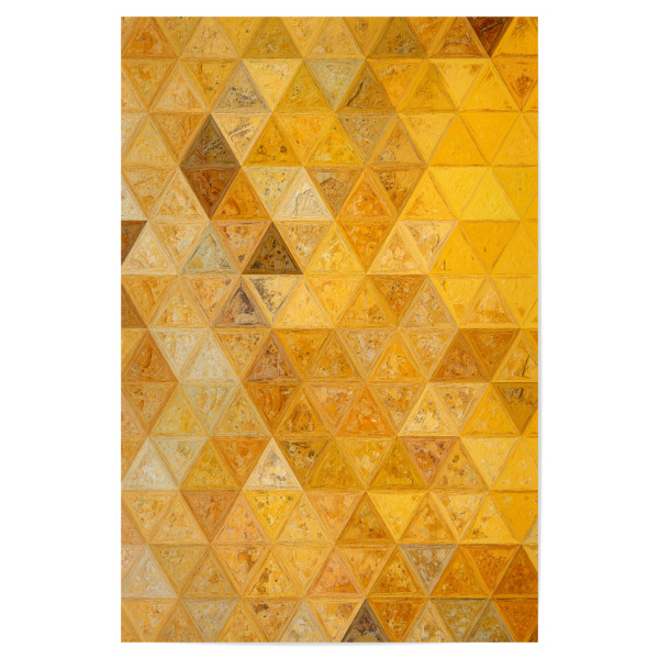 Poster 30x20 cm "Mosaic yellow brown orange" artboxONE - Abstrakt,Geometrie