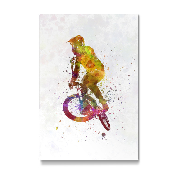 Galerie-Print "Bmx cyclist in watercolor-f" 30x20 cm artboxONE