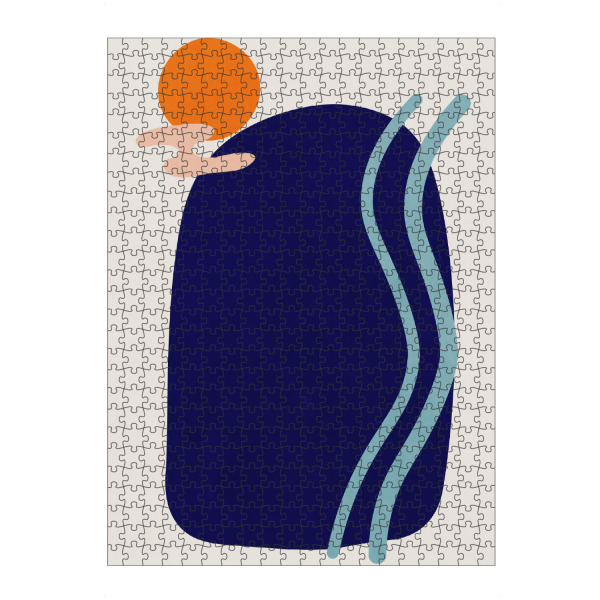 artboxONE Puzzle "Mountain and Waterfall Landscape" artboxONE - Natur,Abstrakt