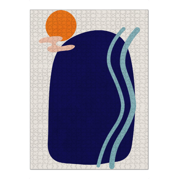 Puzzle Ravensburger "Mountain and Waterfall Landscape" artboxONE - Natur,Abstrakt