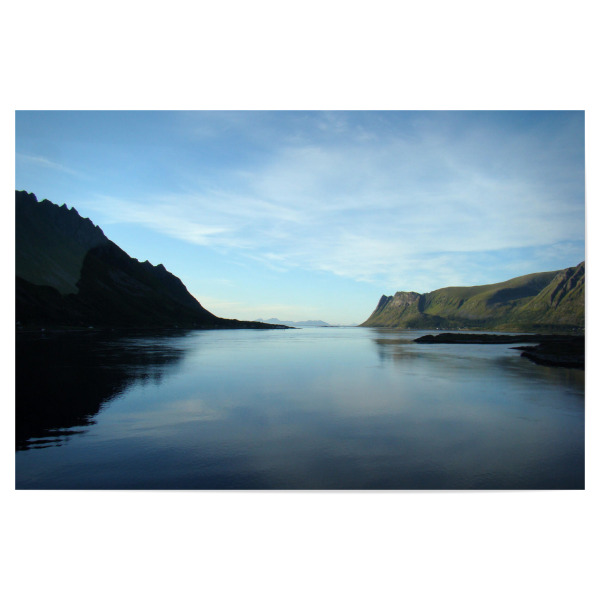 Poster "Nordnorwegen Sund" artboxONE - Natur,Reise,Reise / Strand und Meer,Reise / Länder