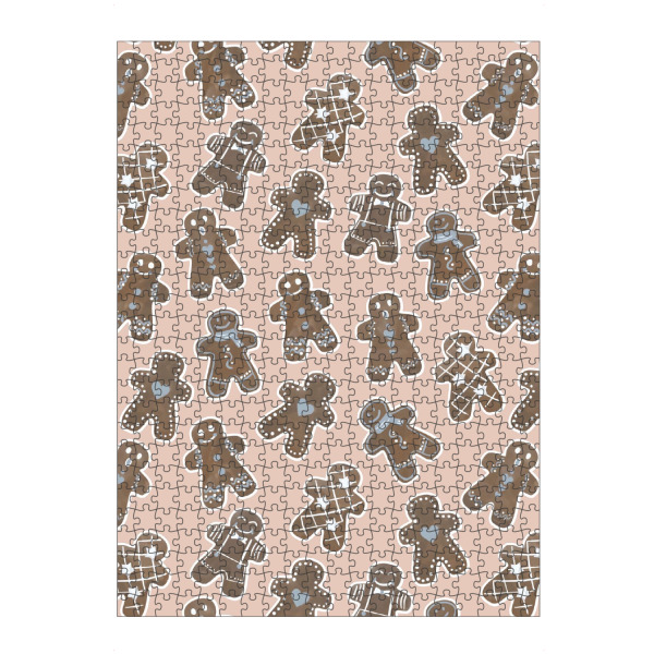 artboxONE Puzzle "Gingerbread Men Theme" artboxONE - Für Kinder,Essen & Trinken,Menschen,Weihnachten