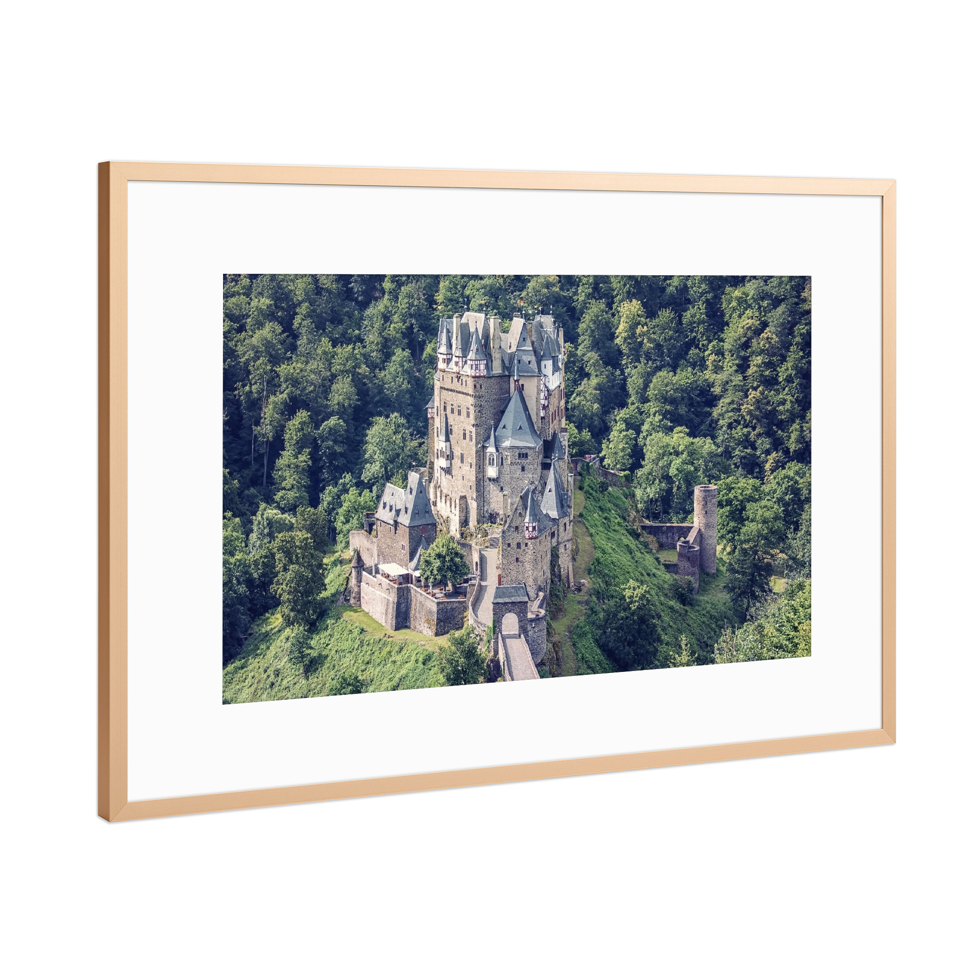 Poster mit Rahmen Kupfer "Eltz Burg" artboxONE - Städte,Natur,Reise,Architektur,Reise / Länder