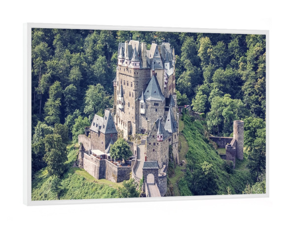 Poster mit weißem Rahmen "Eltz Burg" artboxONE - Städte,Natur,Reise,Architektur,Reise / Länder